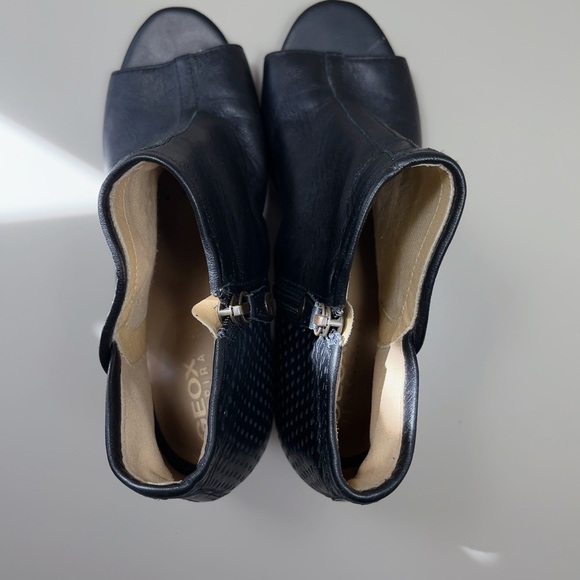 GOEX Full Grain Italian Leather Eudora Peep  Toe Sandal - Picture 12 of 12